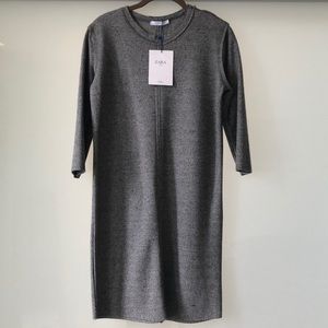 🛍NWT🛍 Zara Grey 3/4 Sleeve Dress